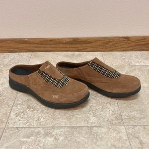 Ryka Slip on Mule Suede Leather Casual Loafer Shoes